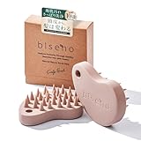 biseno シャンプーブラシ シリコン ヘアブラシ 1個 頭皮マッサージ 血行促進 スカルプケア 女性用 男性用 ギフト