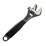 BAHCO(バーコ) Adjustable Wrench with Thermoplastic Handle and Pipe Grip パイプレンチ兼用モンキーレンチ 9070P