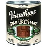 Rust-Oleum Varathane 9351 1-Pint Classic Clear Oil Based Outdoor Spar Urethane, Satin Finish [並行輸入品]