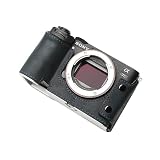 QIYAONUO SONY A7CR A7C2 用 ボディーハーフケース ボディケース バッテリーの交換でき 三脚ネジ穴付き カメラケース (ネイビーブルー)