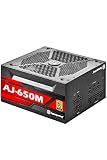 Apexgaming AJシリーズ 80 PLUS GOLD認証 650W フルプラグインATX電源 10年保証 PSU AJ-650M-JP PSEケーブル
