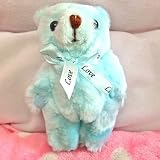 アレンジくまさん　ブルー　くま束　熊束　クマ束　バースデー　パーティー　　アレンジメント　手作り