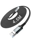 USB Type C ケーブル 4.5M USB A to USB C ケー ブル 3A急速充電 USB C ケーブル iPhone 17 充電ケ ーブル データ転送 断線防止 タイプ C iPhone17/16/15シリーズ/iPad/MacBook Pro/Galaxy S24/Matebook/iPad/Xperia等USB-C各種対応