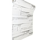 (オルトシア) Orthosia 壁紙 DIY シール 白 タイル 立体 初心者 簡単 約2.7畳分