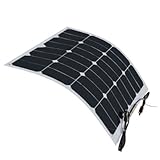 sunpower フレキシブルソーラーパネル 単結晶 50W 軽量 持ち運びやすい 太陽光パネル