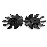 uxcell　空気圧縮機ファン　エアコンプレッサー扇風機　550W/750Wモデル　115mmダイヤ　2個