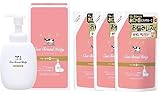 カウブランド ベビー 全身泡ウォッシュ ポンプ付本体 400mL ×1個 + 詰替用 350mL ×3個 セット
