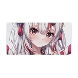 マウスパッド 大型 プレイマット ホロライブ Hololive デスクパッド コンピュータのマウ パッドオフィスと 家庭用 デスクパッド 装飾 30x60cm