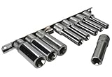 9Pc 1/2 Drive CR-V Steel Female E Star Torx Deep Socket Set E10 - E24 [並行輸入品]