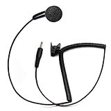 HYS アイコム/アルインコ対応 インカムイヤホン ストレートΦ3.5オプション用 オープンエアー型 SP-16 SP-16B SP-16BW EME-67B EME-66B互換品 片耳 有線