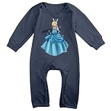 【Dera Princess】 ベビー 男の子 女の子 オーバーオール 長袖 0-24M アドベンチャー・タイム ジャンプスーツ