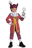 Disguise 85599S Captain Hook Deluxe Costume, Small (2T) by Disguise