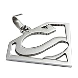 Trendsmax プレゼント ジュエリー ファッション アクセサリー メンズ レディース スーパーマン ネックレス クラシック ネックレス,チョーカー,ステンレス, カラー