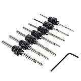 7pcs5-12 #ドリルビット皿ドリルビットセットドリル穿孔木工ツール