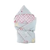 (プリエル) PRIELLE 天然コットンベビーおくるみ (CATS BLUE) [並行輸入品]