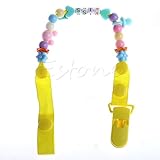 イエロー2 toddler-baby-hand-made-dummy-pacifier-clip-chain-holder-soother-nipple-strap-new toddler-baby-