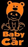 【全16色】Baby in car sticker Original-1(BIC-O-1)ベイビー イン カー ステッカー/サイン/オリジナル カー ステッカー/Car/車用/シール/ Vinyl/D