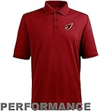 Arizona Cardinals大人用3 x - 3 X Lパフォーマンス半袖ポロシャツ – レッド