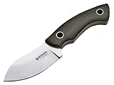 Boker USA Jesper voxnaes nessmi固定刃ナイフ、2.51in CPM s-30 Vスチールブレード、ブラックMicarta