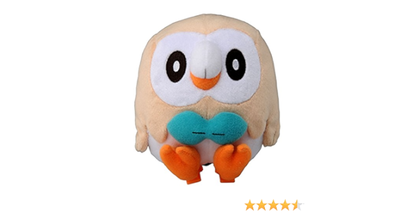Amazon ポケットモンスター ポケモン ぬいぐるみ かたのりモクロー 高さ約13cm ぬいぐるみ おもちゃ