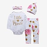 (プタス)Putars ベビー服 子供服 ロンパース 上下セット 女の子 little MIRACLE 可愛い 秋 冬 新生児 歩行服 出産お祝い 記念日 プレゼント 0-24ヶ月