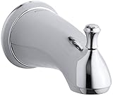 KOHLER K-10280-4A-CP Forte Traditional Diverter Bath Spout, Polished Chrome [並行輸入品]