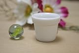 陶器　ミニチュア陶器　白　植木鉢 チャイナペイントOK！　日本製　美濃焼 ACSWEBSHOPオリジナル