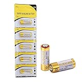 MORKETEK A23 12Vアルカリ電池23A 12ボルト A23 E23A MN21交換用電池0％Hg（5個/パック）