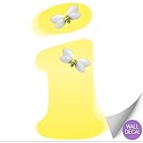 壁デカールLetterベビー名デカールステッカー装飾文字装飾Bumble Bee – 子供の赤ちゃんの保育園、少女の寝室、子どもの遊び部屋by bugs-n-blooms Letter " i " イ