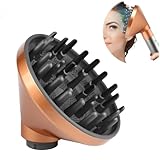 Dxyue ディフューザー アタッチメント for Dyson Airwrap スタイラー HS01 HS05 用、ヘアスタイラーをヘアドライヤーに変える（金）