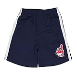 Cleveland Indians MLB Little Boys and Big Boys Team Shorts – Navyブルー XL