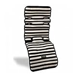 Outlook Universal Pram Travel Comfy Liner Black and White Stripes Design Extra Long by Outlook