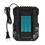 Gakkiti マキタ 充電器 DC18RC 14.4V-18Vリチウムイオンバッテリ互換 充電器 BL1430 BL1440 BL1450 BL1460 BL1815 BL1830 BL1840 BL1850 BL1860 BL1430B BL1460B BL1830B BL1850B BL1860B など 充電完了メロディ付 連続充電 壁掛け可能 作業用 現場用 電動工具【PSE認証済】