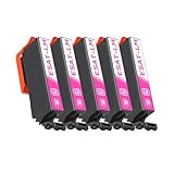 Karasaki SAT 互換インク エプソン用 EPSON用 SAT インク サツマイモ インク SAT-LM ラトー マゼンタ 5個対応機種:EP-712A EP-813A EP-713A EP-814A EP-714A EP-815A EP-715A EP-816A EP-716A EP-812A【大容量/残量表示対応/個包装】