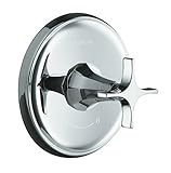 Kohler K-T10426-3C-CP Memoirs Thermostatic Valve Trim with Classic Design, Polished Chrome [並行輸入品]