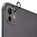 For IPAD PRO 11/ PRO 13インチ カメラフィルム m5 2025 強化ガラス 耐衝撃 飛散防止 キズ防止 指紋・汚れ防止 気泡ゼロ 露出オーバー防止 簡単貼り付け アイパッド プロ11/プロ 13インチ 対応 カメラレンズ保護フィルム ブラック