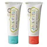 Jack N' Jill Natural Toothpaste, Blueberry & Strawberry, 1.76oz (Pack of 2) by Jack N' Jill [並行輸入品]