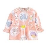 赤ちゃんの絵画エプロンを再生する防水ロングスリーブビブ1個（NO.002）、1-2歳