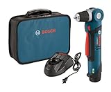 Bosch PS11-102 12-Volt Lithium-Ion Max 3/8-Inch Right Angle Drill/Driver Kit with (1) High Capacity 