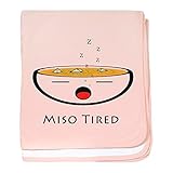 CafePress – Miso Tired – スーパーソフトベビー毛布、新生児おくるみ ピンク 14337432356832E