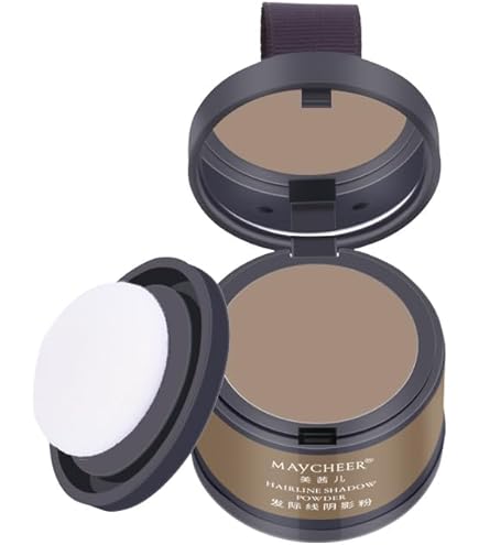 Amazon | ポンポンヘアシャドウ ダークブラウン/ウォータープルーフ/小