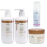 シュワルツコフ BCクア カラースペシフィーク シャンプー 750mL + トリートメント 750g + マスク 200g + ディープスリーク 150mL セット
