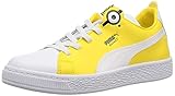 [プーマ] Boy’s Minions Basket Bs, White- Black-dan...