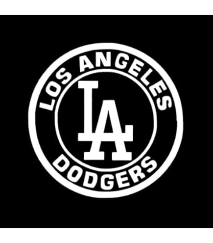 Amazon | カッティングステッカー ステッカー ドジャース 大 カラー