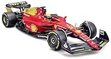 Easy Logikal BURAGO - Ferrari - F1-75 Scuderia Ferrari 75 TH Aniversario Italian GP, 2022#16 Charles Leclerc ESCALA1:18