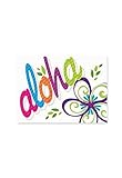 Bold Aloha Mahalo Cards 10-Pack by Welcome to the Islands [並行輸入品]