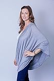 Nursing Cover, Infinity Breastfeeding Cover, Soft Breathable Bamboo/Cotton Fabric, No Polyester! Wea