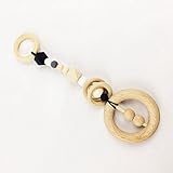 Mamimami Home おしゃぶり おもちゃ ベビープレイジム シリコーン/ウッド製 ママ看護用 1個