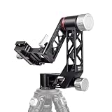 XILETU アルミ合金製 万能雲台 三脚ヘッド DSLRカメラ・望遠鏡用 360度パノラマ撮影対応 最大耐荷重25kg 野生動物・野鳥撮影に最適 Arca型クイックリリースプレート付属