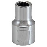 Standard Plumbing Supply 36100 APEX TOOL GROUP-ASIA Master Mechanic 12 Point 1/2 Drive Metric Socket